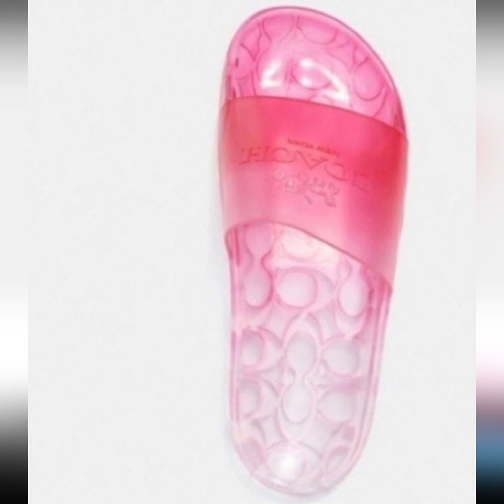 Pink Patterned coach Shoe